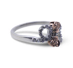 Rose Bouquet Silver 925 Ring
