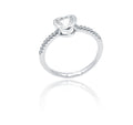 Margo White Silver 925 Ring