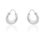 Silver Trendy Kaju Bali Earring for Men
