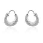 Silver Trendy Kaju Bali Earring for Men