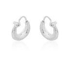 Silver Trendy Kaju Bali Earring for Men