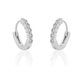 925 Sterling Silver Bali Huggie Feminine Earring