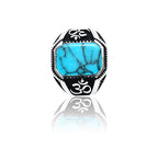 Devansh Turquoise Silver 925 Ring