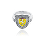 Studded SF Silver 925 Ring