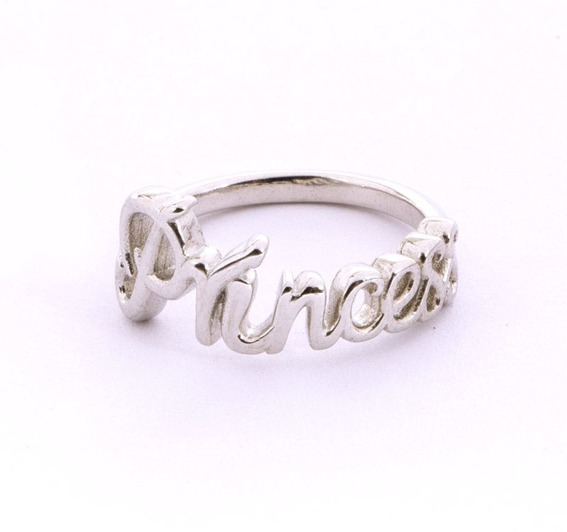 Princess Word Silver 925 Ring