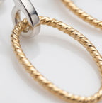 Minimal Oval Hoop Earrings