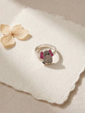 Floral Enamel Kids Ring