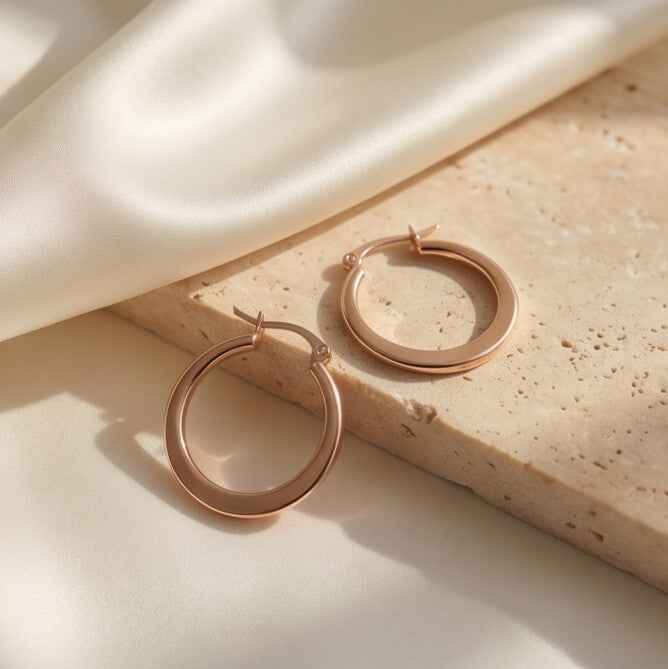 Classic Gold Hoop Earrings
