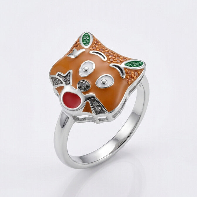 Fox Face Kids Ring