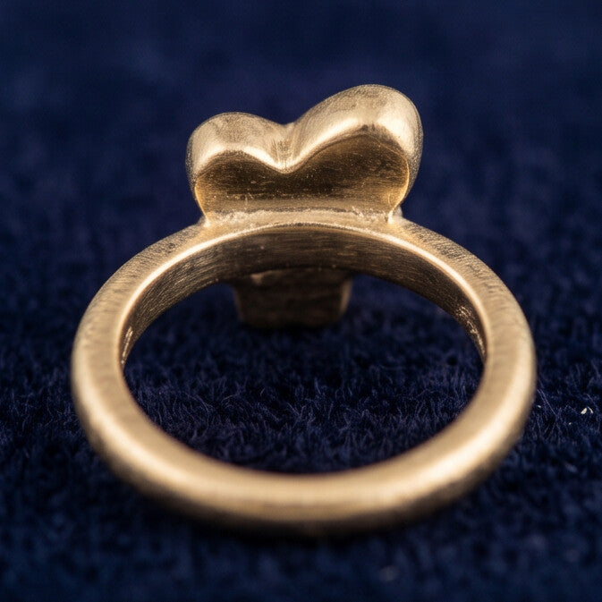 Gold Bow Accent Ring