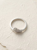 Gold Crystal Band Ring