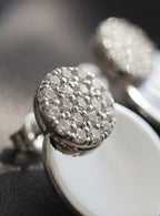 Crystal Teardrop Stud Earrings