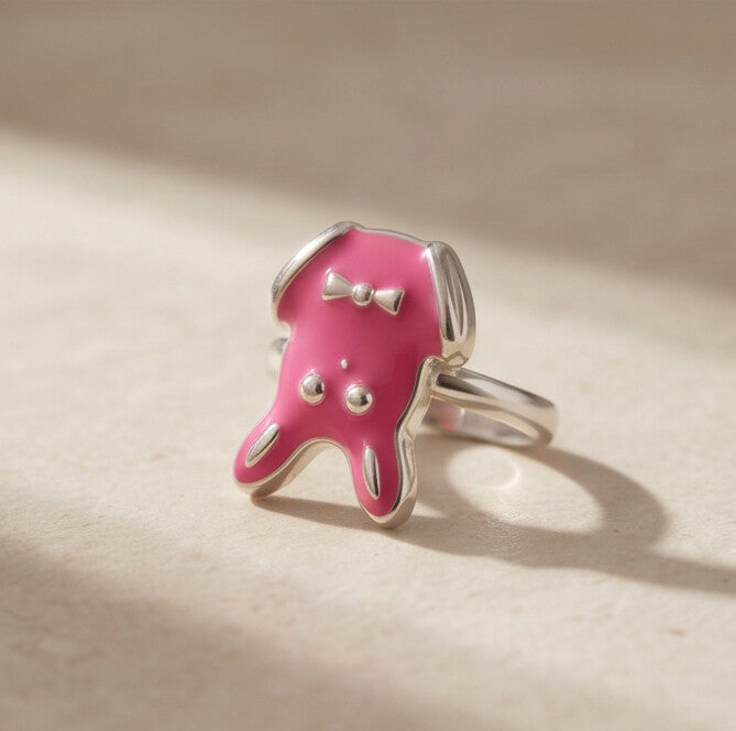 Pink Crown Kids Ring