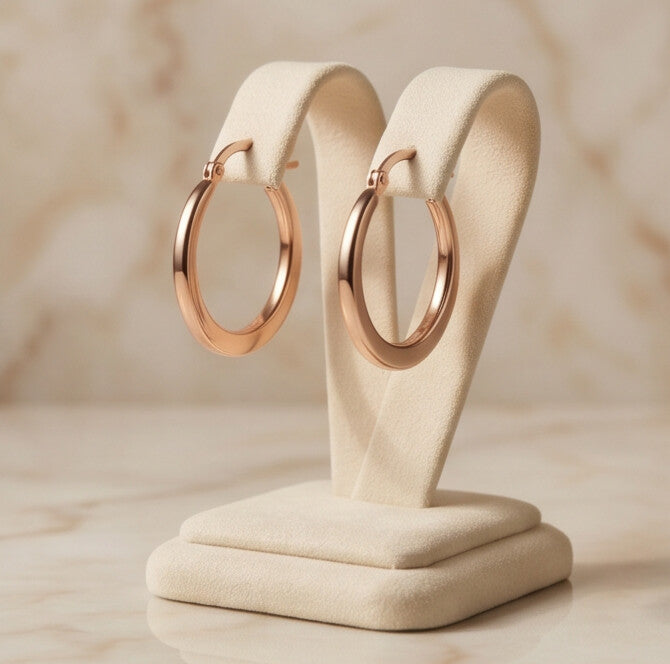 Classic Gold Hoop Earrings