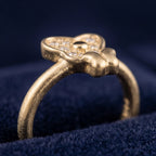 Gold Bow Accent Ring