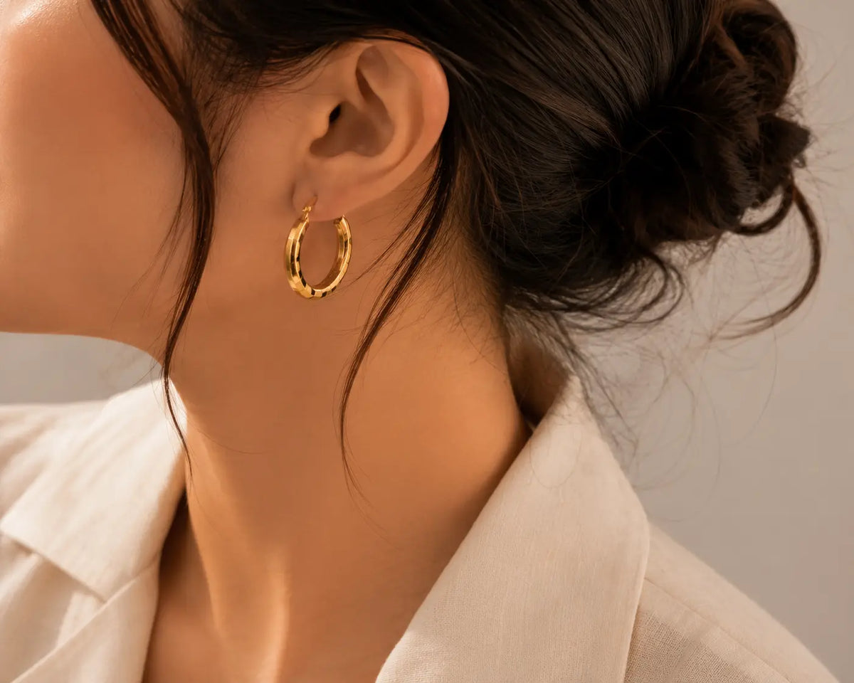 Classic Gold Hoop Earrings