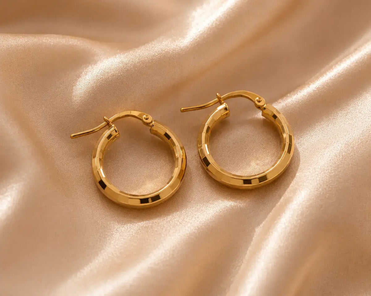 Classic Gold Hoop Earrings