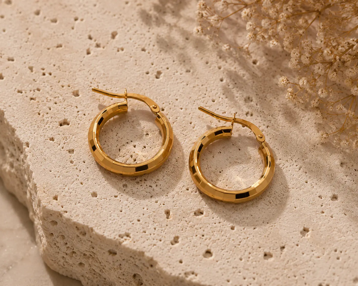 Classic Gold Hoop Earrings