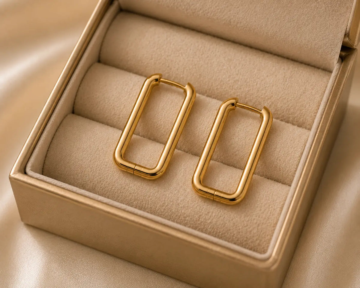 Paperclip Link Earrings