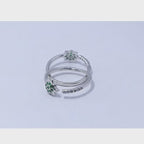 Green Star Silver 925 Toe Ring