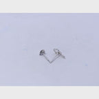 Key To Heart Silver 925 Studs