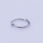 Delicate Bow Silver 925 Ring