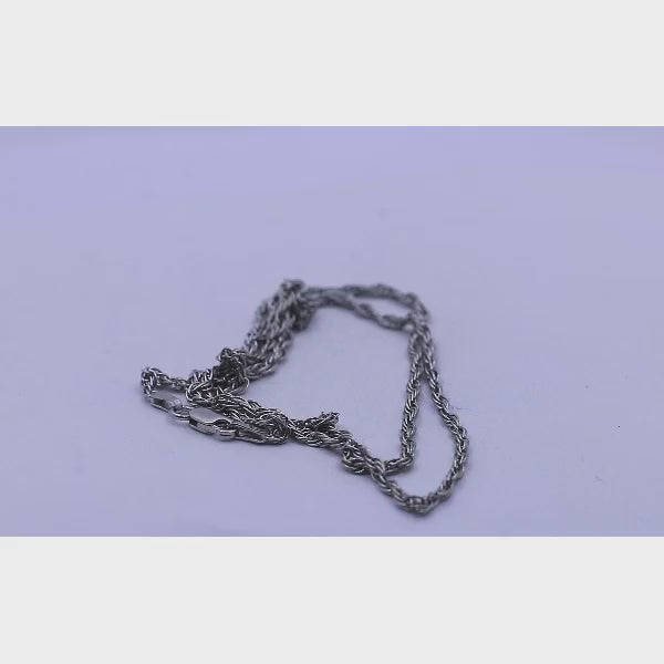 Entwined Silver 925 Pendent Chain