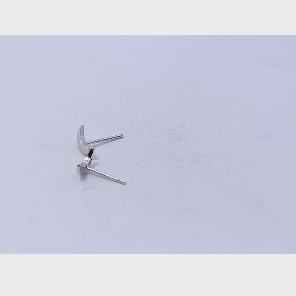 Half Moon Silver 925 Studs