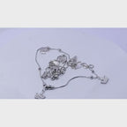 Crown Charms Silver 925 Anklet