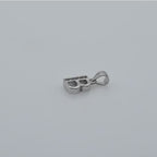 B Shape Silver 925 Pendant